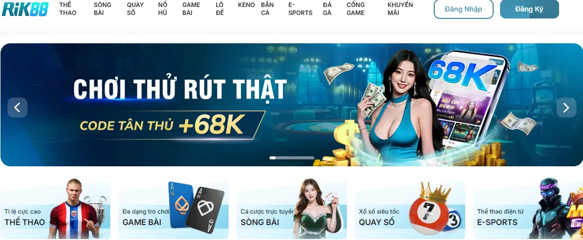 Trải nghiệm cá cược thể thao hàng đầu Châu Á tại Rik88 4 Rik88 được người chơi tin dùng sau khi trải nghiệm